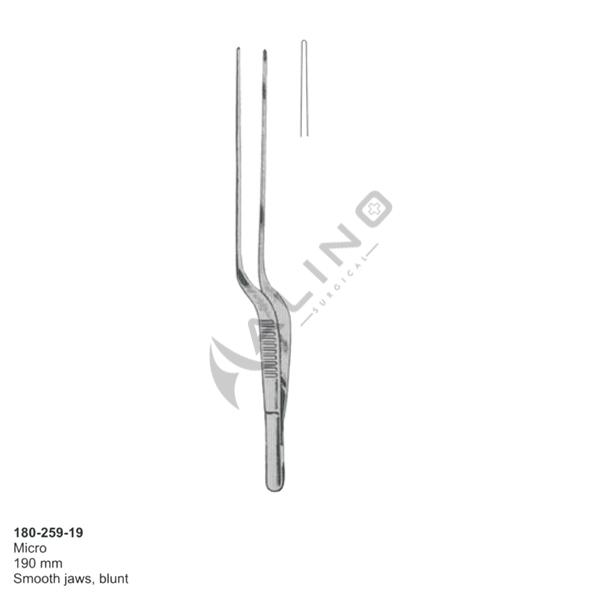 Bayonet shaped Forceps