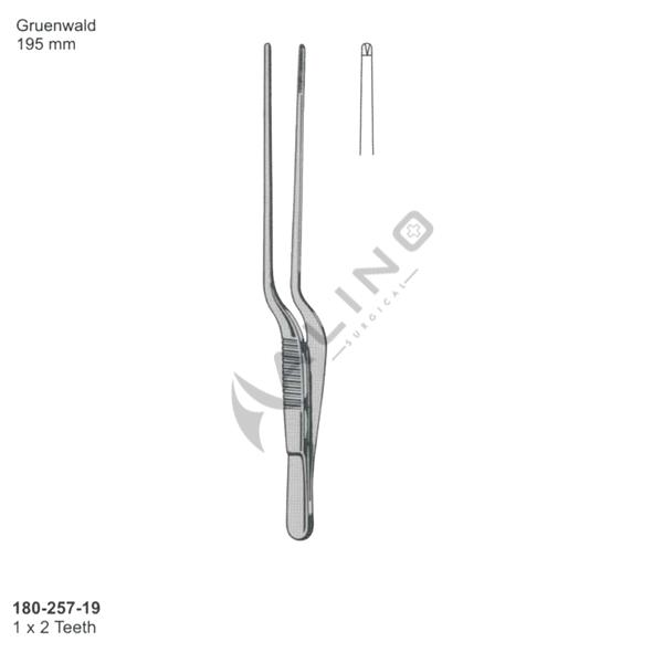 Bayonet shaped Forceps