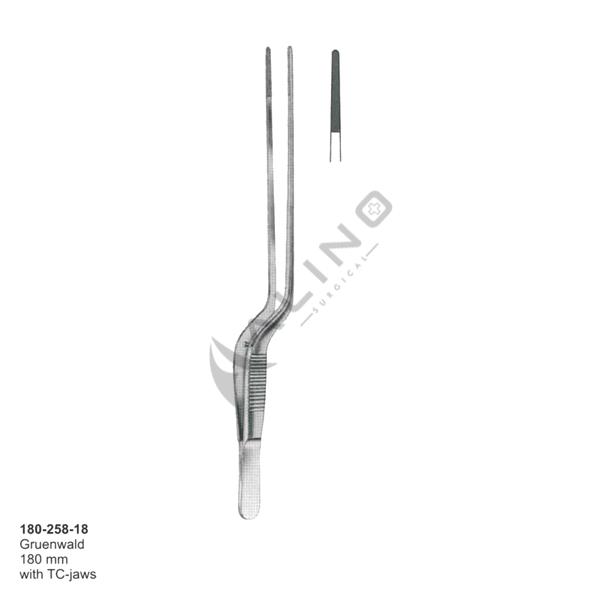 Bayonet shaped Forceps